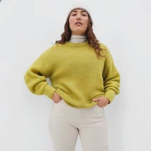 Everlane oversized alpaca sweater